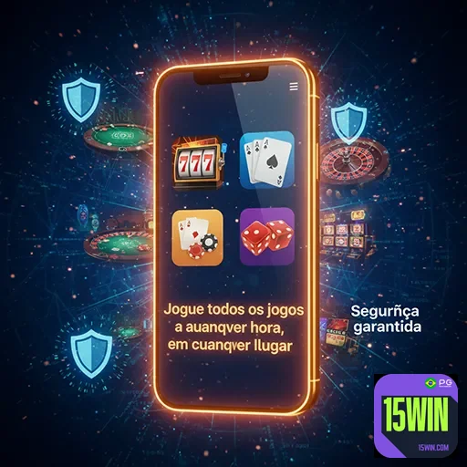 Imagem de um jogador acessando cassino mobile com bônus de boas-vindas