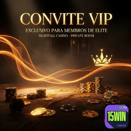 Convite para evento VIP exclusivo na 15win